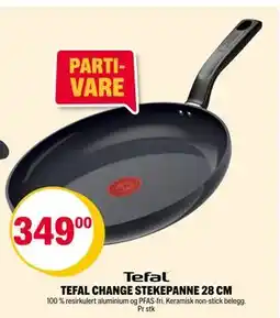 Coop Extra TEFAL CHANGE STEKEPANNE 28 CM tilbud