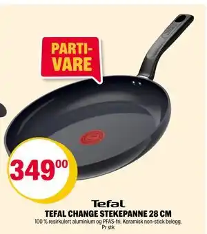 Coop Extra TEFAL CHANGE STEKEPANNE 28 CM tilbud