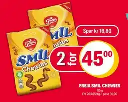 Coop Extra FREIA SMIL CHEWIES tilbud