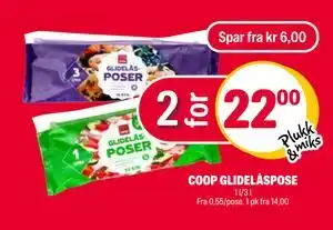 Coop Extra COOP GLIDELÅSPOSE tilbud