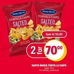 Coop Extra SANTA MARIA TORTILLA CHIPS tilbud