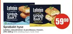 Spar Sprøbakt hyse tilbud