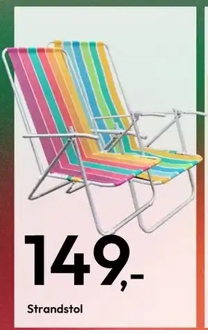 Gigaboks Strandstol tilbud