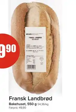 Spar Fransk Landbrød tilbud
