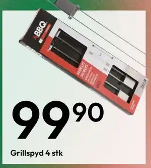 Gigaboks Grillspyd 4 stk tilbud