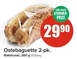 Spar Ostebaguette 2-pk tilbud