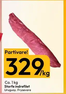 Gigaboks Storfe indrefilet tilbud