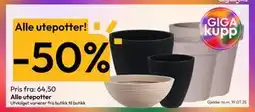 Gigaboks Alle utepotter! tilbud