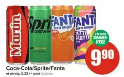 Spar Coca-Cola/Sprite/Fanta tilbud