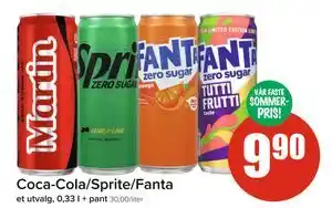 Spar Coca-Cola/Sprite/Fanta tilbud