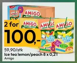 Gigaboks Ice tea lemon/peach 8 x 0,2 l tilbud