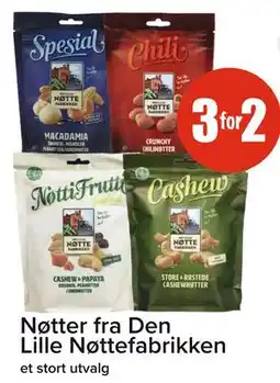 Spar Nøtter fra Den Lille Nøttefabrikken tilbud