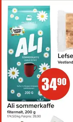 Spar Ali sommerkaffe tilbud