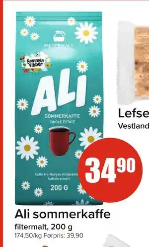 Spar Ali sommerkaffe tilbud