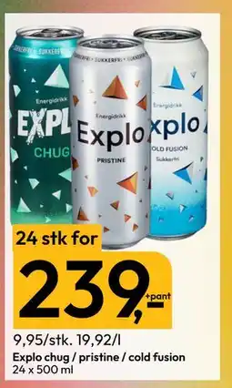 Gigaboks Explo chug / pristine / cold fusion tilbud