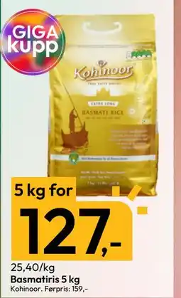 Gigaboks Basmatiris 5 kg tilbud