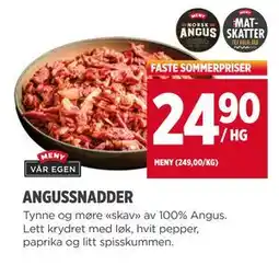 Meny ANGUSSNADDER tilbud