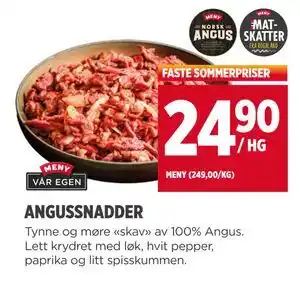 Meny ANGUSSNADDER tilbud