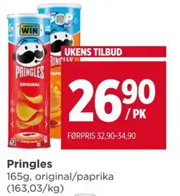 Meny Pringles tilbud