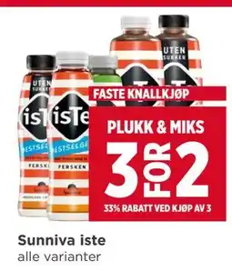 Meny Sunniva iste tilbud