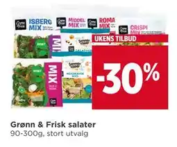 Meny Grønn & Frisk salater tilbud