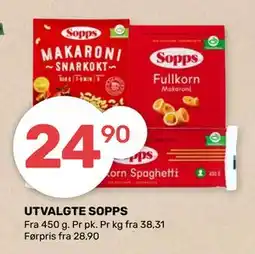 Matkroken UTVALGTE SOPPS tilbud