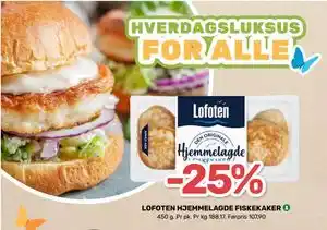 Matkroken LOFOTEN HJEMMELAGDE FISKEKAKER tilbud
