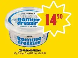 Coop Prix COOP RØMMEDRESSING tilbud