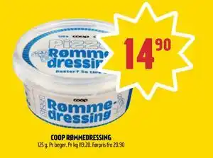 Coop Prix COOP RØMMEDRESSING tilbud