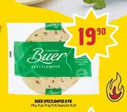 Coop Prix BUER SPELTLOMPER 8 PK tilbud