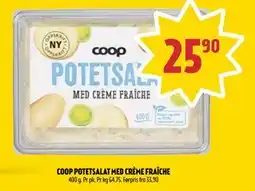 Coop Prix COOP POTETSALAT MED CRÈME FRAÎCHE tilbud