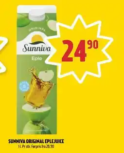 Coop Prix SUNNIVA ORIGINAL EPLEJUICE tilbud