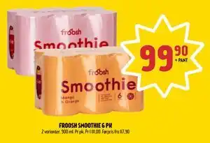 Coop Prix FROOSH SMOOTHIE 6 PK tilbud