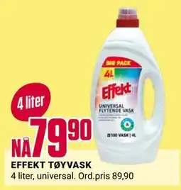Europris EFFEKT TØYVASK tilbud