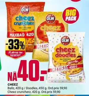 Europris CHEEZ tilbud