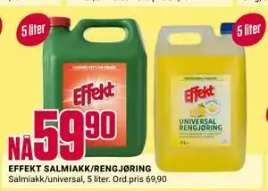 Europris EFFEKT SALMIAKK/RENGJØRING tilbud
