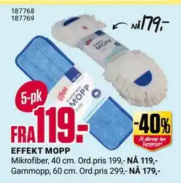 Europris EFFEKT MOPP tilbud
