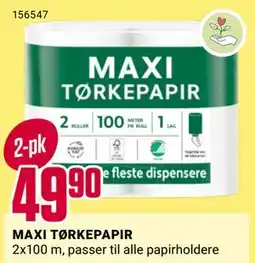 Europris MAXI TØRKEPAPIR tilbud