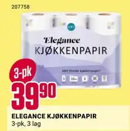 Europris ELEGANCE KJØKKENPAPIR tilbud