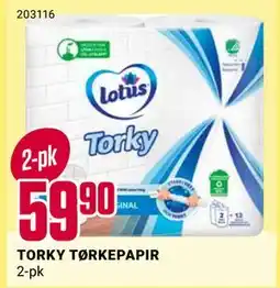 Europris TORKY TØRKEPAPIR tilbud
