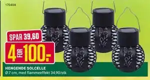 Europris HENGENDE SOLCELLE tilbud