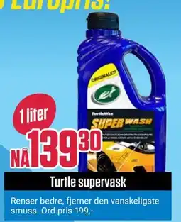 Europris Turtle supervask tilbud