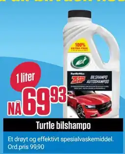 Europris Turtle bilshampo tilbud