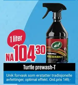 Europris Turtle prewash-T tilbud
