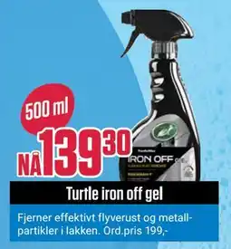 Europris Turtle iron off gel tilbud