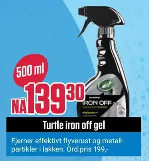Europris Turtle iron off gel tilbud