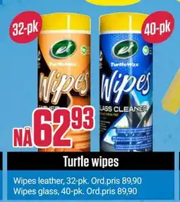 Europris Turtle wipes tilbud