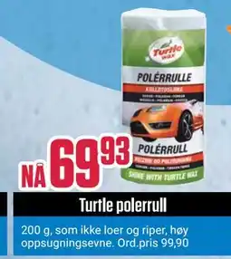 Europris Turtle polerrull tilbud