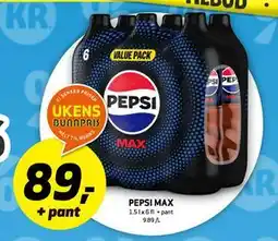 Bunnpris Pepsi Max tilbud