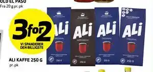 Bunnpris ALI KAFFE 250 G tilbud